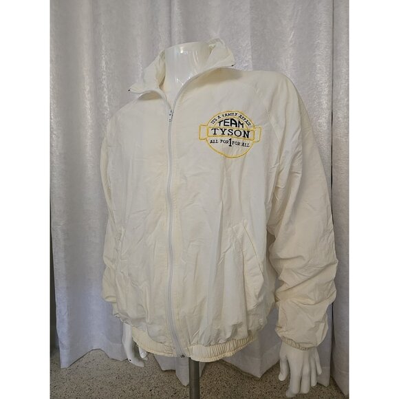 Retro 80s Mike Tyson Boxing VINTAGE Track Jogging DEADSTOCK Zip Jacket Pant XL - Picture 4 of 13